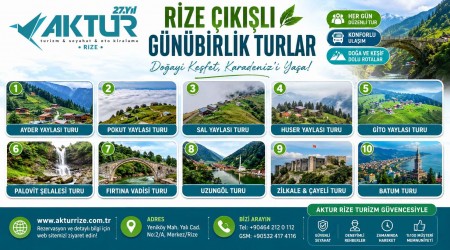 Rize Gezilecek Yerler: Yağmurlu Havada Rize Günübirlik Turlar Rehberi