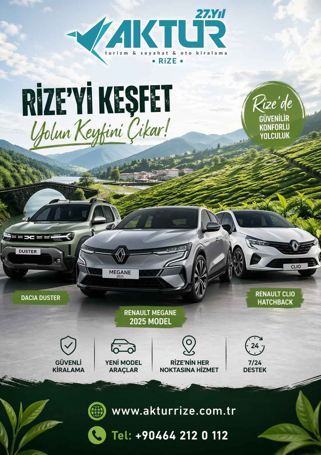rize oto kiralama