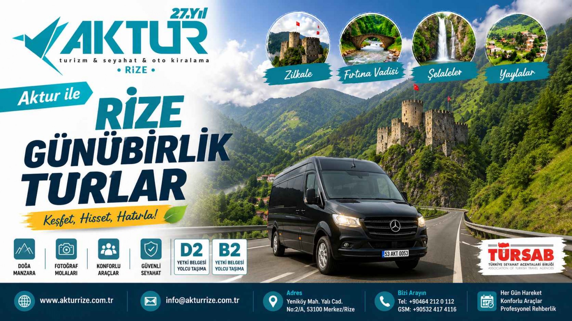 Zilkale ve Fırtına Vadisi Turu