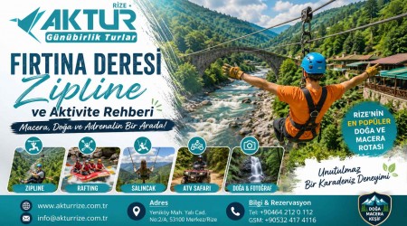 Fırtına Deresi Zipline ve Aktivite Rehberi