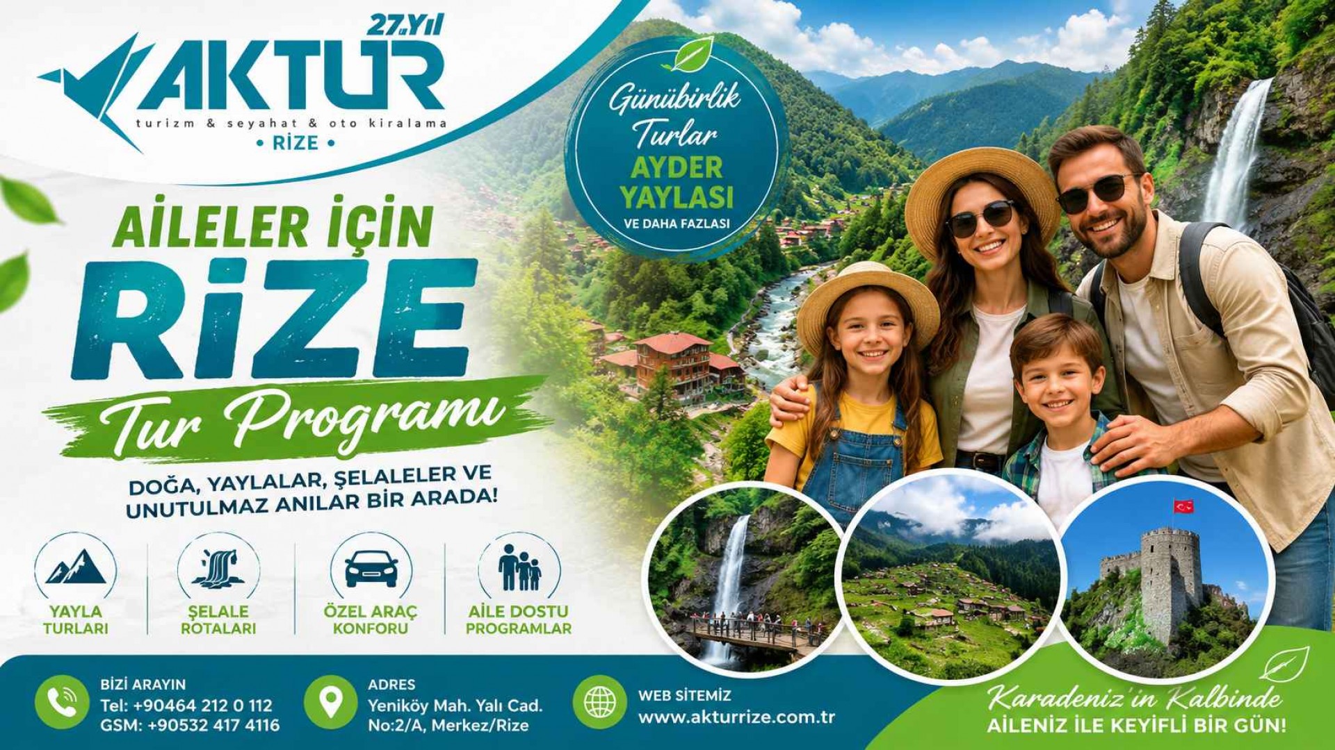 Aileler İçin Rize Tur Programı Aileler İçin Rize Tur Programı