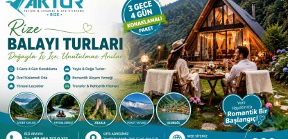 Rize Balayı Turları Önerileri 2026
