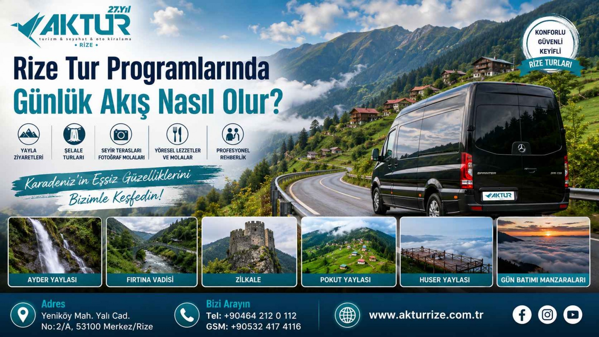 Rize Tur Programlarında Günlük Akış Nasıl Olur ? Rize Tur Programlarında Günlük Akış Nasıl Olur ?
