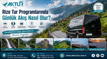 Rize Tur Programlarında Günlük Akış Nasıl Olur ?