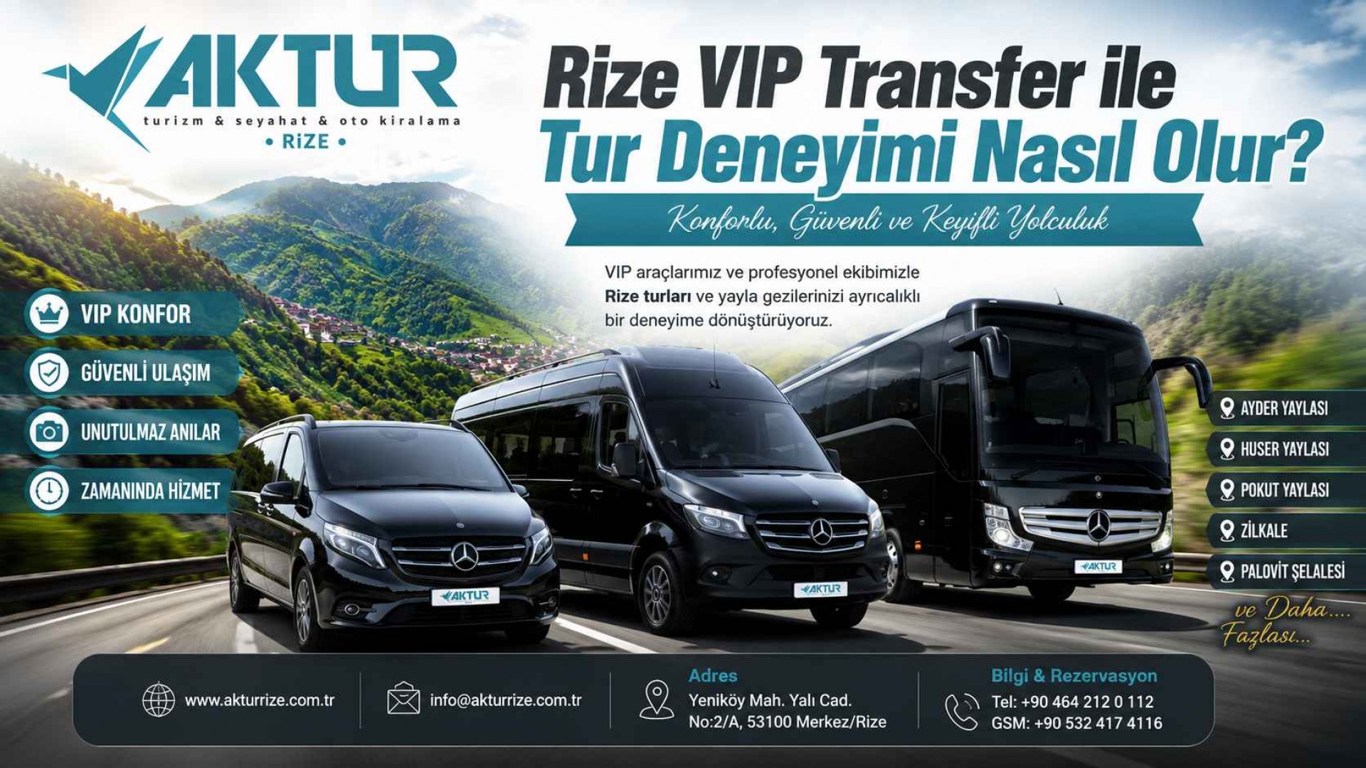 Rize VIP Transfer ile Tur Deneyimi Nasıl Olur? Rize VIP Transfer ile Tur Deneyimi Nasıl Olur?